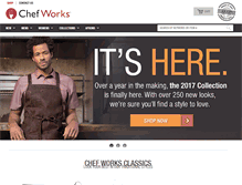 Tablet Screenshot of chefworks.ca