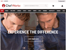 Tablet Screenshot of chefworks.com